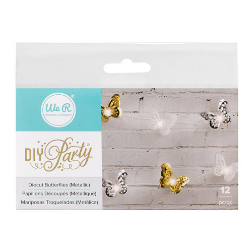 We R Memory Keepers - DIY Party Collection - Die Cut Butterflies - Metallic