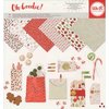 We R Memory Keepers - Oh Goodie Collection - Christmas - 12 x 12 Paper Pad - Glassine Basic Holiday