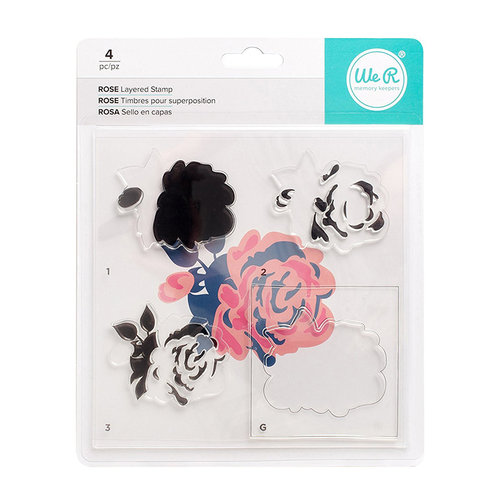 We R Makers - Layered Stamps - Rose