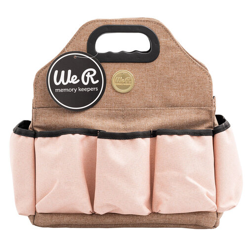 We R Makers - Crafter's Bag - Shoulder Bag - Taupe and Pink