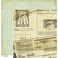 American Crafts - Crate Paper - DIY Shop Collection - 12 x 12 Double Sided Paper - Vintage