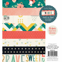 Crate Paper - Wonder Collection - 6 x 6 Paper Pad