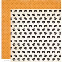 Crate Paper - After Dark Collection - Halloween - 12 x 12 Double Sided Paper - Night Owl