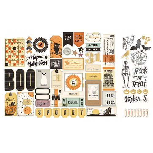 Crate Paper - After Dark Collection - Halloween - Ephemera