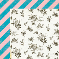 Crate Paper - Shine Collection - 12 x 12 Double Sided Paper - Darling