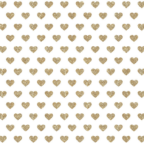 Crate Paper - Maggie Holmes Collection - Shine - 12 x 12 Acetate Paper with Glitter Accents - Happy Heart
