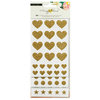 Crate Paper - Shine Collection - Cardstock Stickers with Glitter Accents - Basics