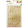 Crate Paper - Shine Collection - Puffy Stickers - Alphabet