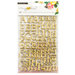Crate Paper - Shine Collection - Puffy Stickers - Alphabet
