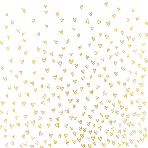Crate Paper - Hello Love Collection - 12 x 12 Vellum with Foil Accents - Dearest