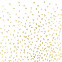 Crate Paper - Hello Love Collection - 12 x 12 Vellum with Foil Accents - Dearest