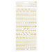 Crate Paper - Hello Love Collection - Thickers - Gold Foil - Chipboard - Gold