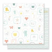 Crate Paper - Little You Collection - 12 x 12 Double Sided Paper - Sweet Boy