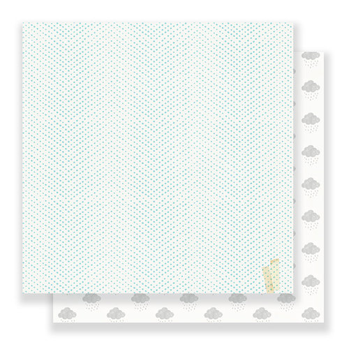 Crate Paper - Little You Collection - 12 x 12 Double Sided Paper - Cuddle