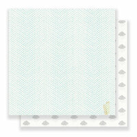 Crate Paper - Little You Collection - 12 x 12 Double Sided Paper - Cuddle