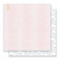 Crate Paper - Little You Collection - 12 x 12 Double Sided Paper - Counting Sheep