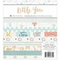 Crate Paper - Little You Collection - 6 x 6 Paper Pad - Boy