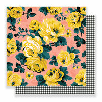 Crate Paper - Bloom Collection - 12 x 12 Double Sided Paper - Emily