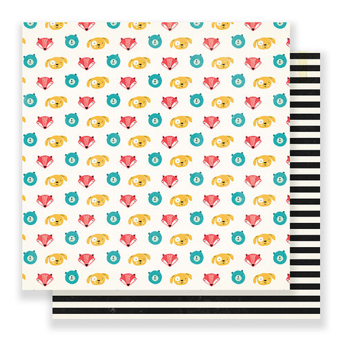 Crate Paper - Cool Kid Collection - 12 x 12 Double Sided Paper - Buddy
