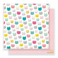 Crate Paper - Cute Girl Collection - 12 x 12 Double Sided Paper - Sassy