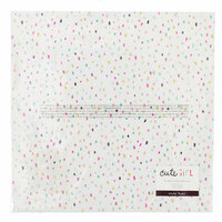 Crate Paper - Cute Girl Collection - 12 x 12 Vellum Paper - Twirl