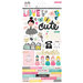 Crate Paper - Cute Girl Collection - Cardstock Stickers with Foil Accents