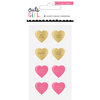 Crate Paper - Cute Girl Collection - Resin Hearts