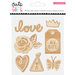 Crate Paper - Cute Girl Collection - Wood Embellishments