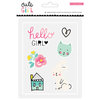 Crate Paper - Cute Girl Collection - Rubber Accents