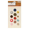 American Crafts - Crate Paper - Story Teller Collection - Eclectic Buttons