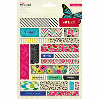 American Crafts - Crate Paper - On Trend Collection - Cardstock Stickers - Tape