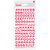 Crate Paper - Fourteen Collection - Thickers - Glitter Chipboard - Fantastic - Pink