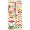American Crafts - Crate Paper - Fourteen Collection - Cardstock Stickers - Borders and Tabs