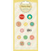 American Crafts - Crate Paper - Party Day Collection - Brads and Buttons