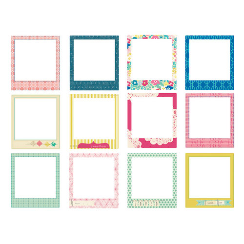Crate Paper - Maggie Holmes Collection - Stitched Fabric Frames