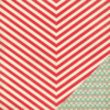 Crate Paper - Bundled Up Collection - Christmas - 12 x 12 Double Sided Paper - Candy Cane
