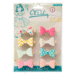 Crate Paper - Oh Darling Collection - Clothespins - Layered Paper Bows