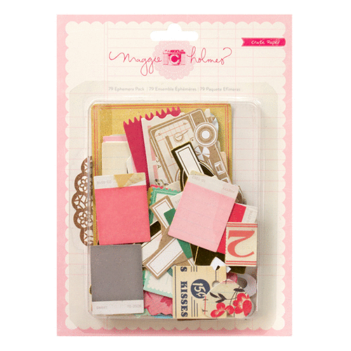 American Crafts - Crate Paper - Maggie Holmes Collection - Styleboard - Ephemera Pack