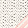 Crate Paper - Kiss Kiss Collection - 12 x 12 Double Sided Paper - Darling