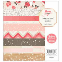 Crate Paper - Kiss Kiss Collection - 6 x 6 Paper Pad