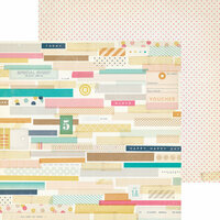 Crate Paper - Craft Market Collection - 12 x 12 Double Sided Paper - Thrifty