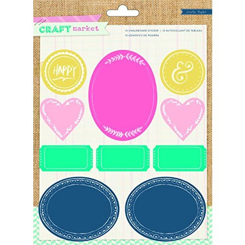 Crate Paper - Craft Market Collection - Chalkboard Stickers