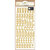 Crate Paper - Confetti Collection - Sticker Book - Alphabet - Gold Foil