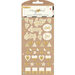 Crate Paper - Confetti Collection - Puffy Stickers - Gold