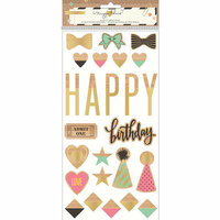 Crate Paper - Confetti Collection - Wood Veneer Shapes