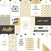 Crate Paper - Journey Collection - 12 x 12 Acetate Paper with Foil Accents - Tags