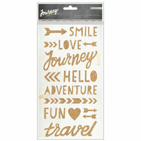 Crate Paper - Journey Collection - Cork Stickers