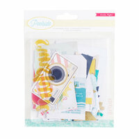 Crate Paper - Poolside Collection - Ephemera with Glitter Accents