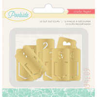 Crate Paper - Poolside Collection - Clip Tabs - Gold
