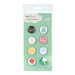American Crafts - Dear Lizzy Spring Collection - Flair - 8 Adhesive Badges - Smiley, CLEARANCE